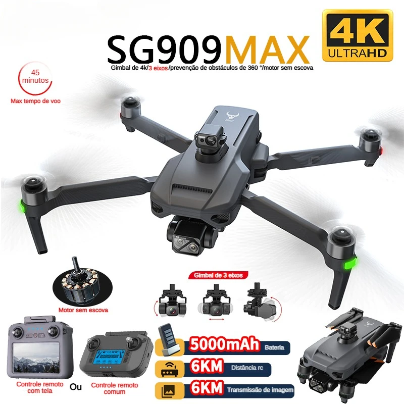 Drone Camera Hd - ZLL SG909 SG909MAX Drone profesional, Drone