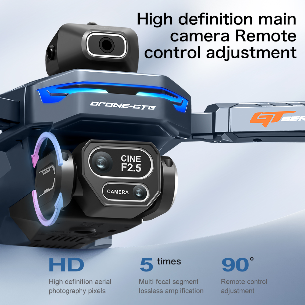 Drone RC GPS Lipat GT8 dengan  - Drone Camera Professional ulasan dan harga