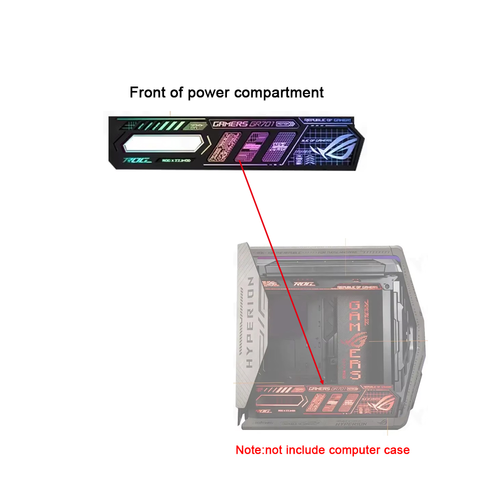 Panel lampu HYPERION ARGB ROG  - Holy Stone Drone Hs440 ulasan dan harga